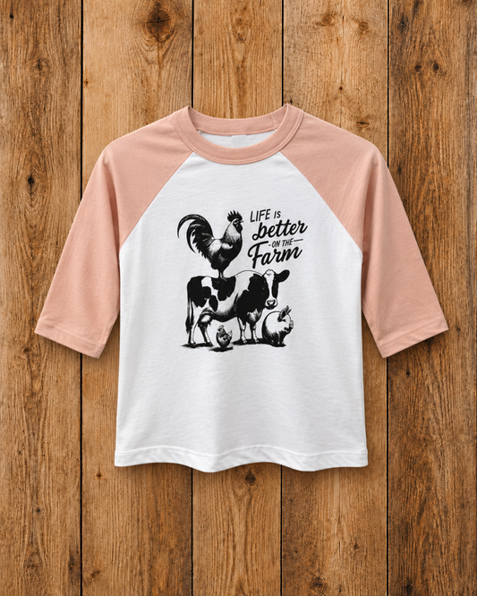 Life Is Better On The Farm BB Sleeves