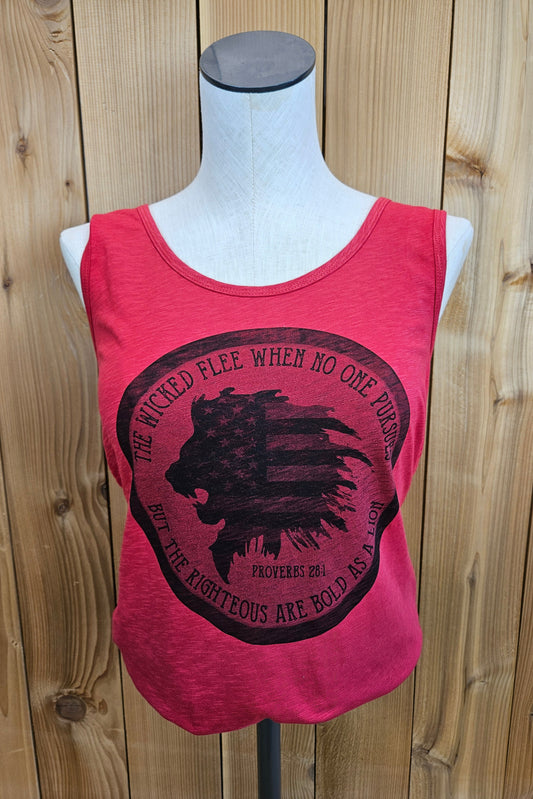 Proverbs Lion Tank