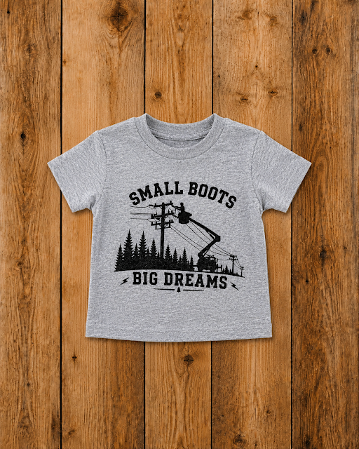Small Boots Big Dreams Toddler Tee