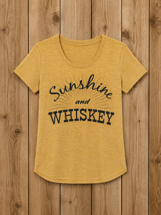 Sunshine And Whiskey Tee