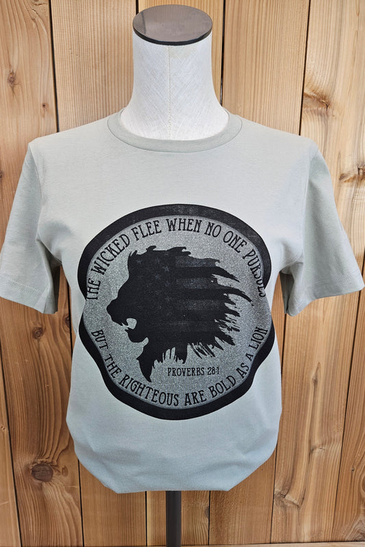 Proverbs Lion Tee