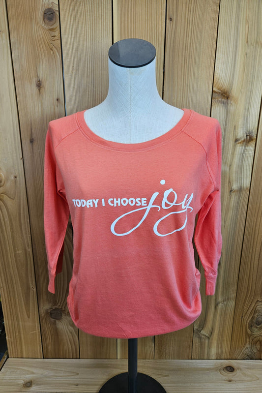 Today I Choose Joy 3/4 Sleeve Tee