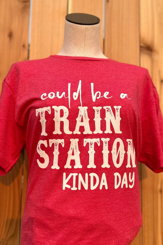 Train Station Kind of Day Tee