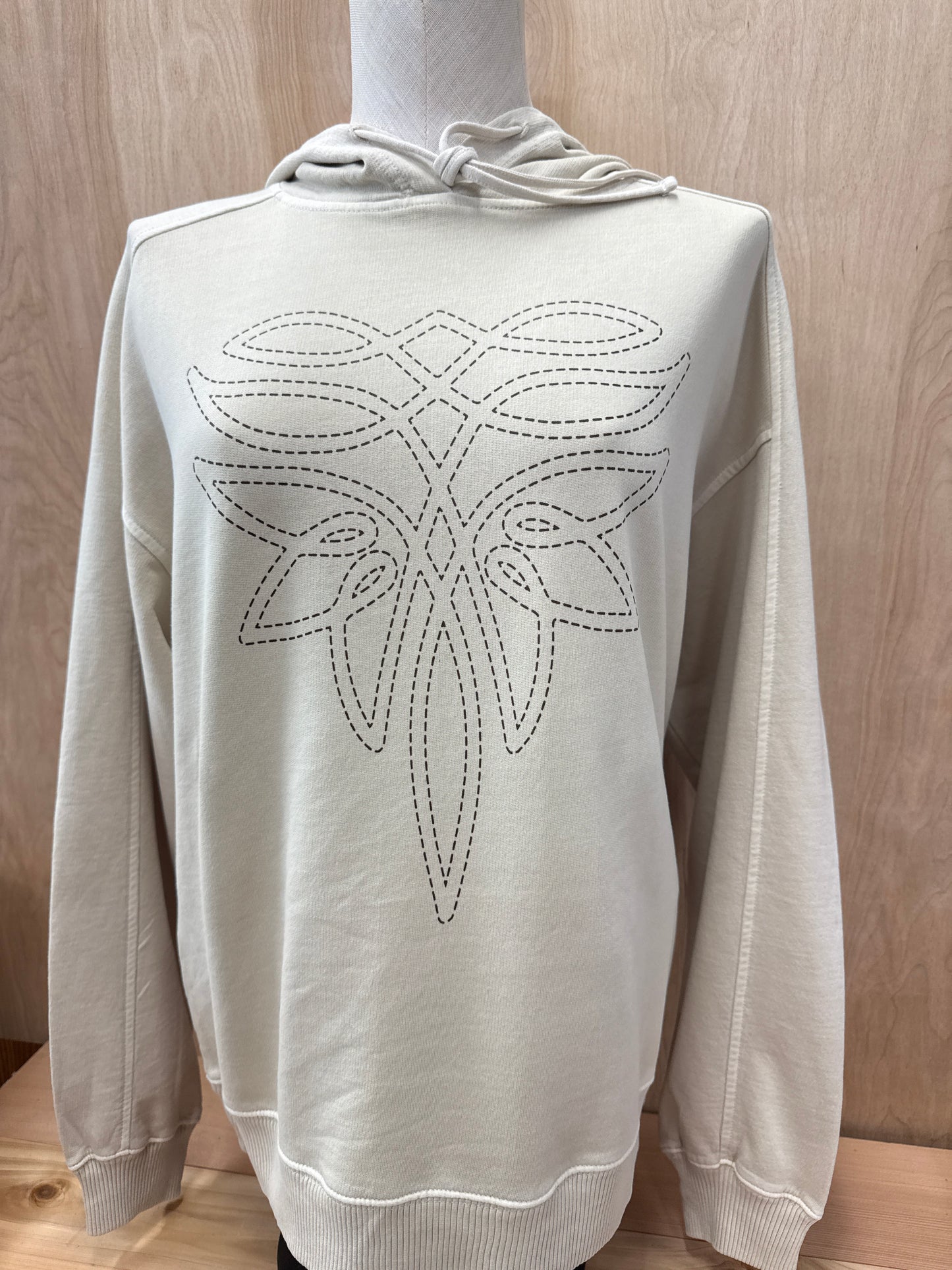 Rounded Boot Stitch Hoodie