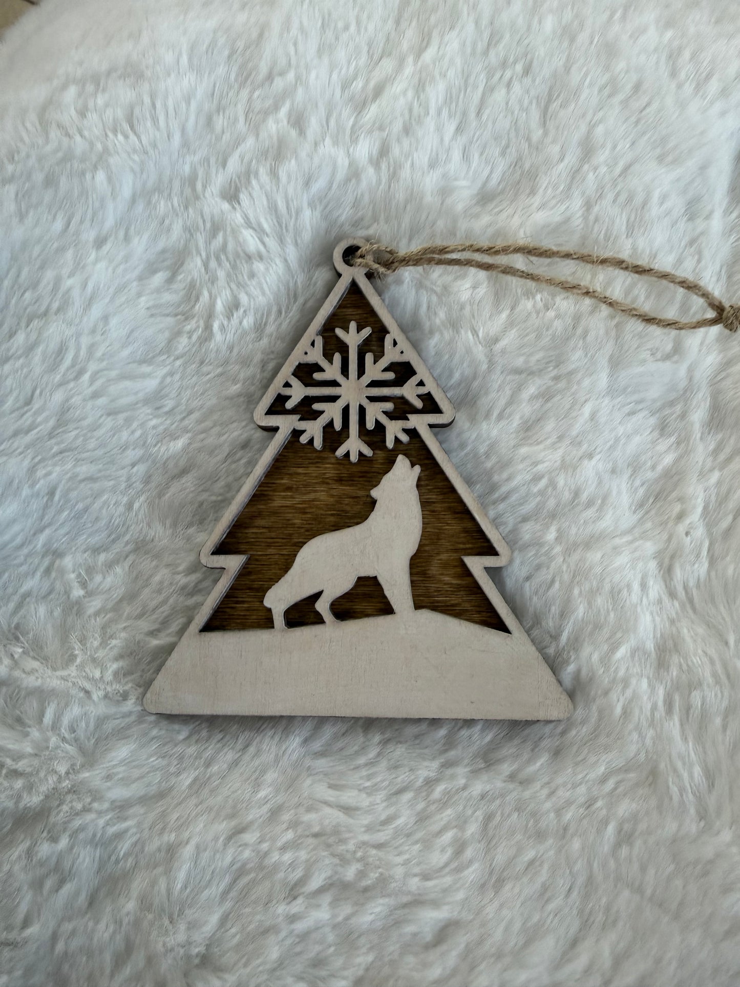 Detailed Laser Cut Tree Ornaments