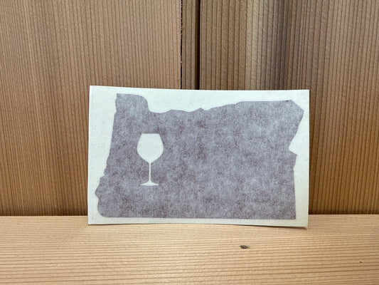 Oregon Wine Decal