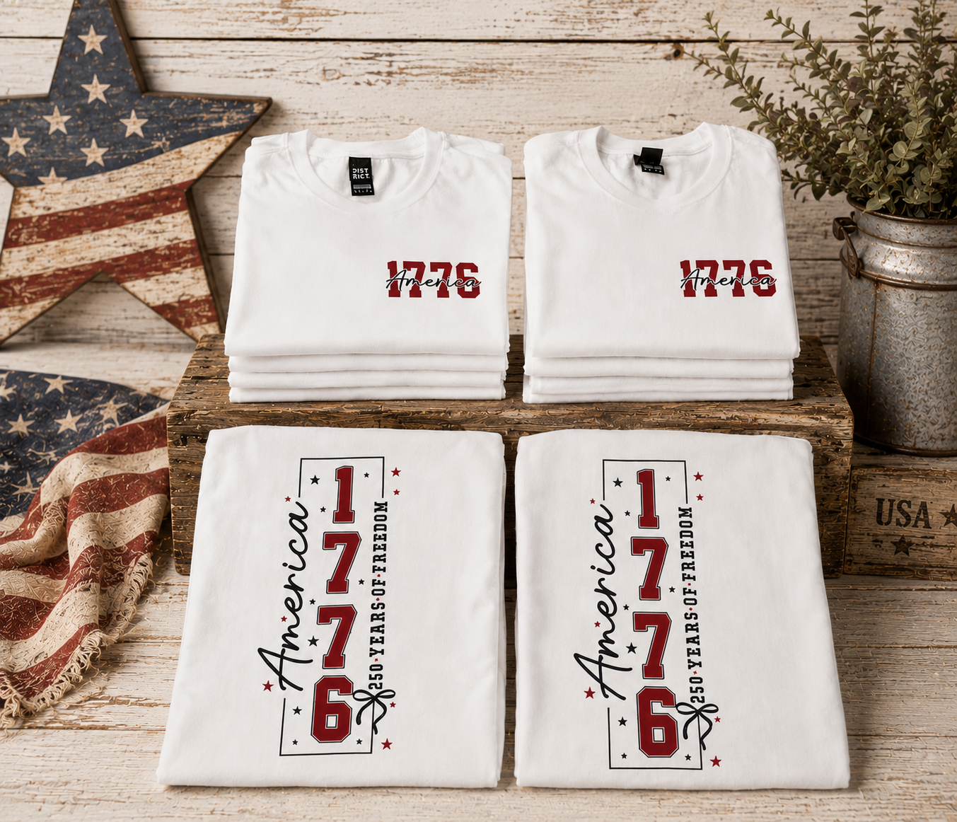 1776 Vertical Tee