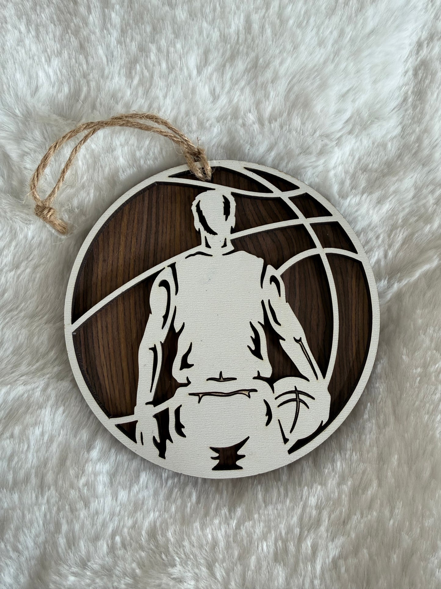 Laser Engraved Personalized Sports Ornaments