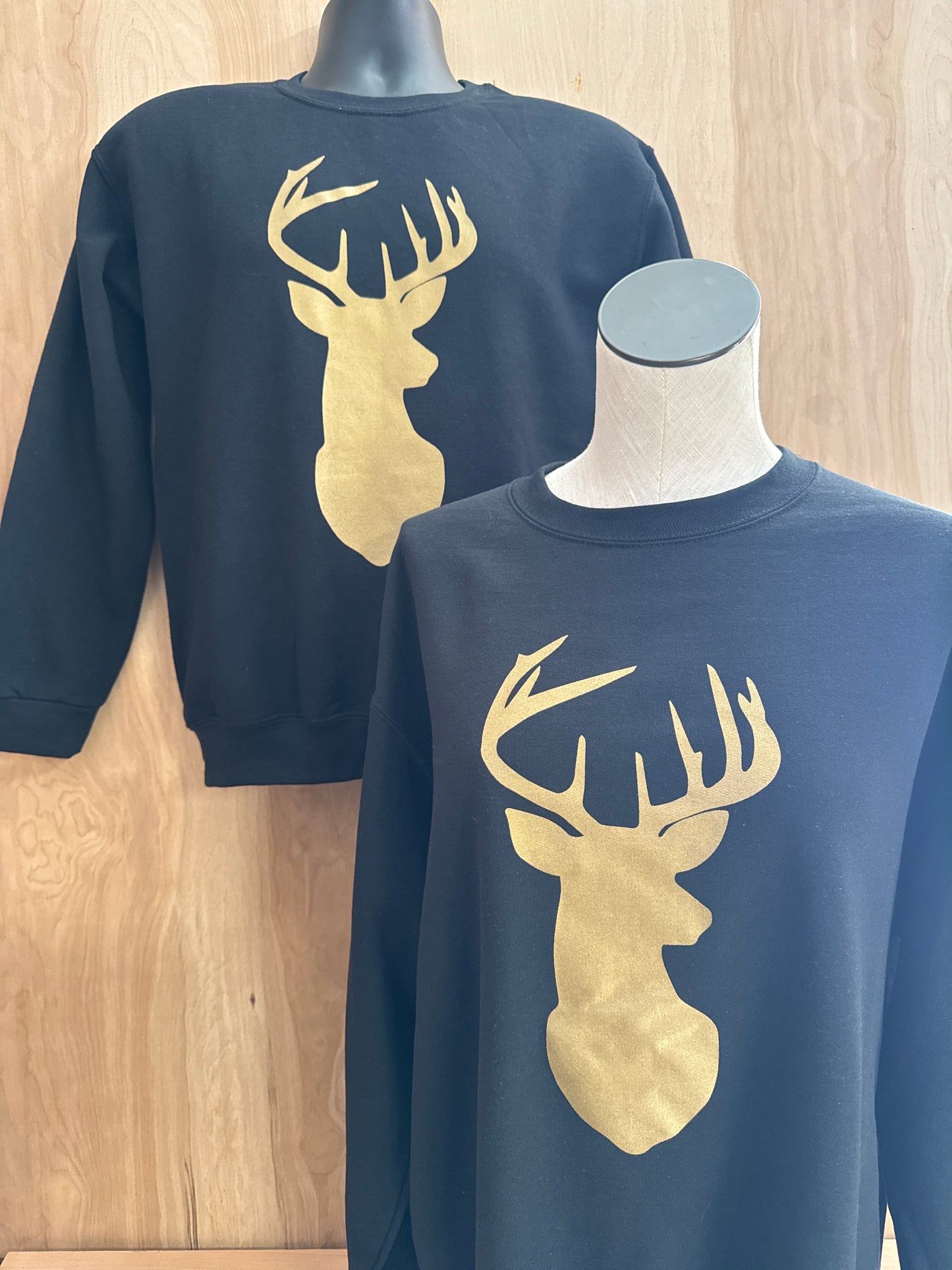 Shimmer Buck Crewneck