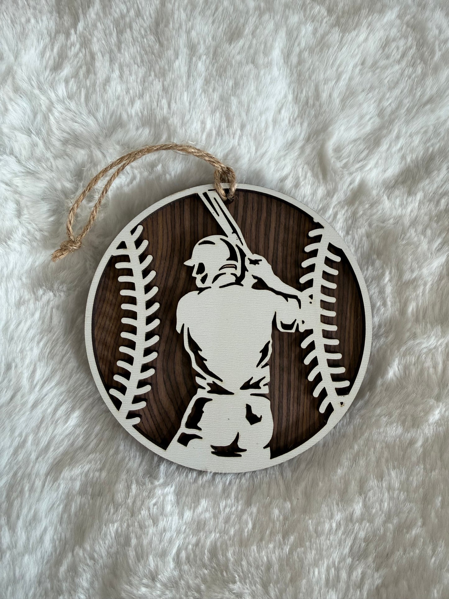 Laser Engraved Personalized Sports Ornaments