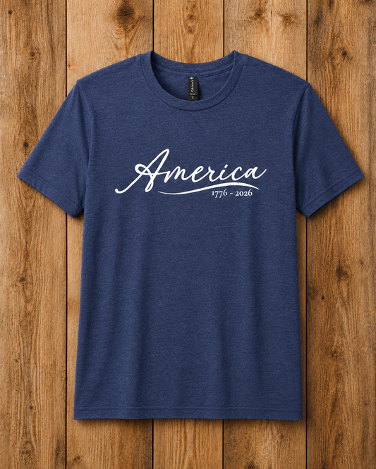 America Script Tee