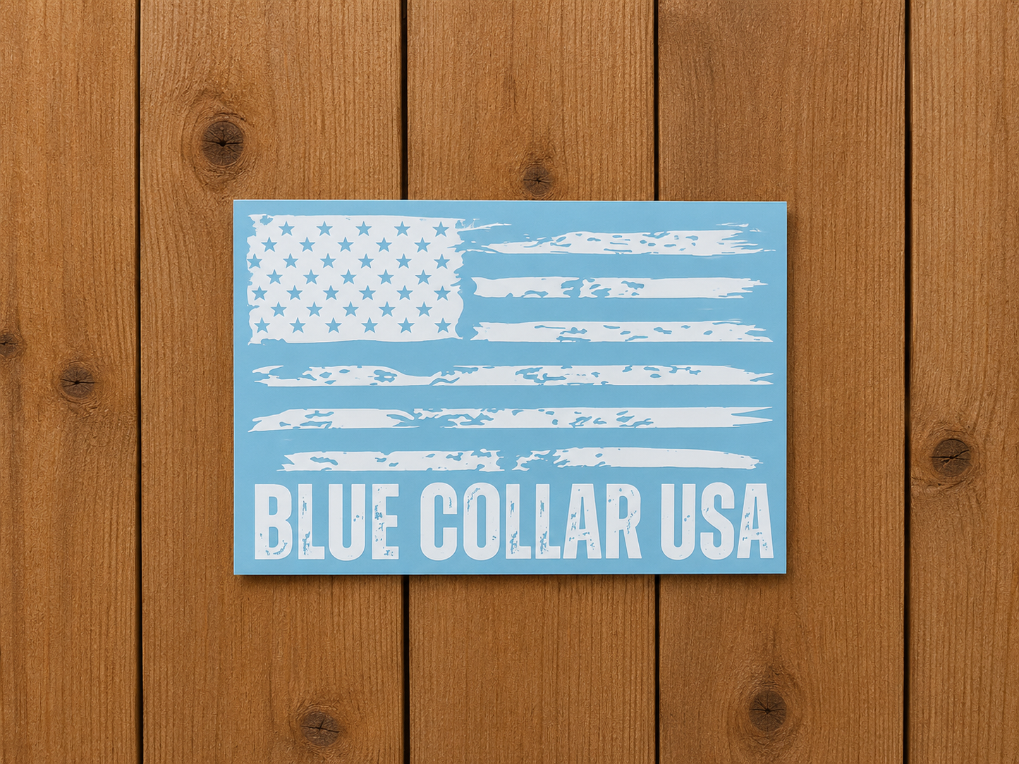 Blue Collar USA Decal