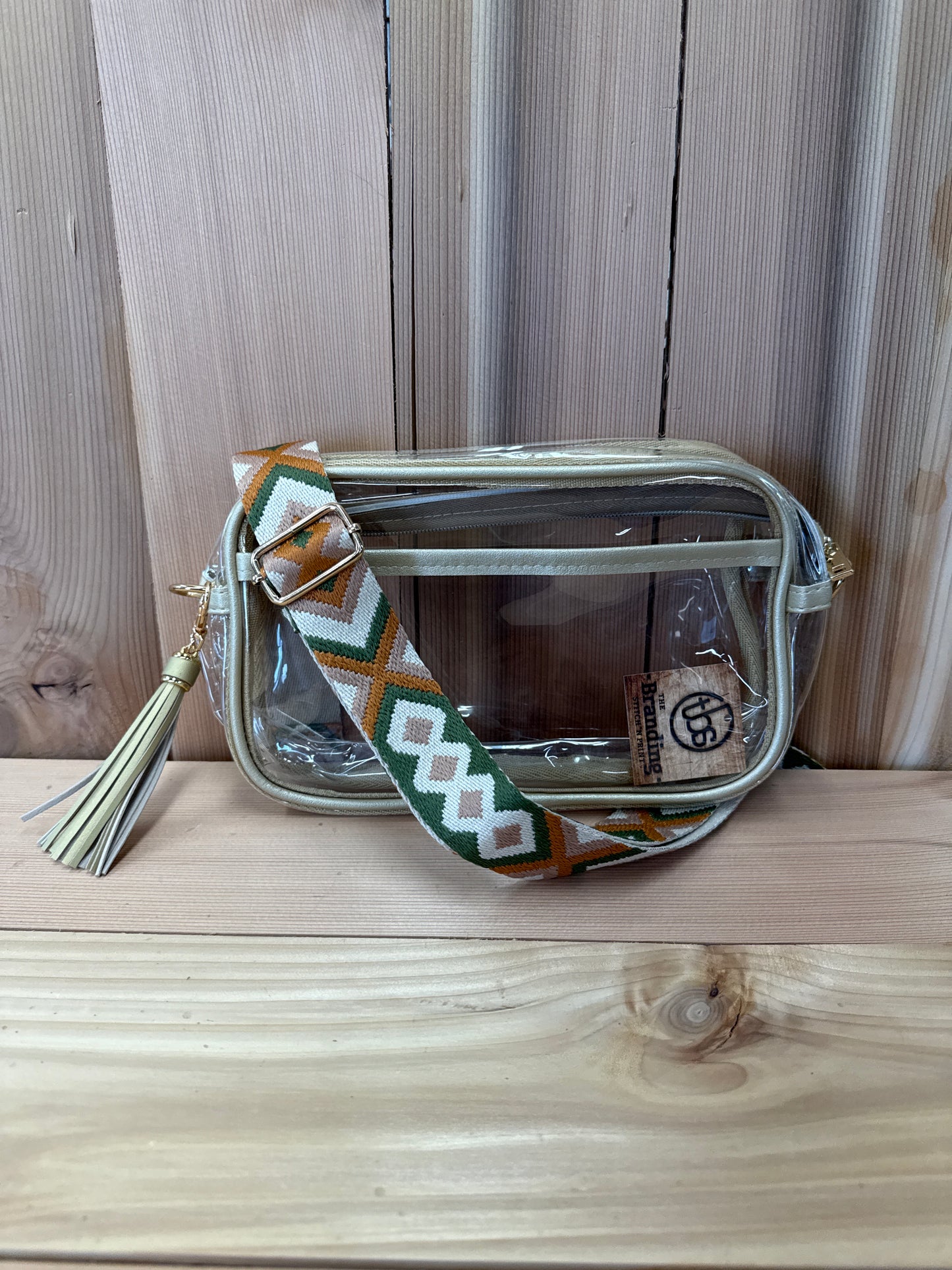 Guitar Strap Clear Crossbody