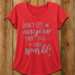 Dull Your Sparkle V-Neck
