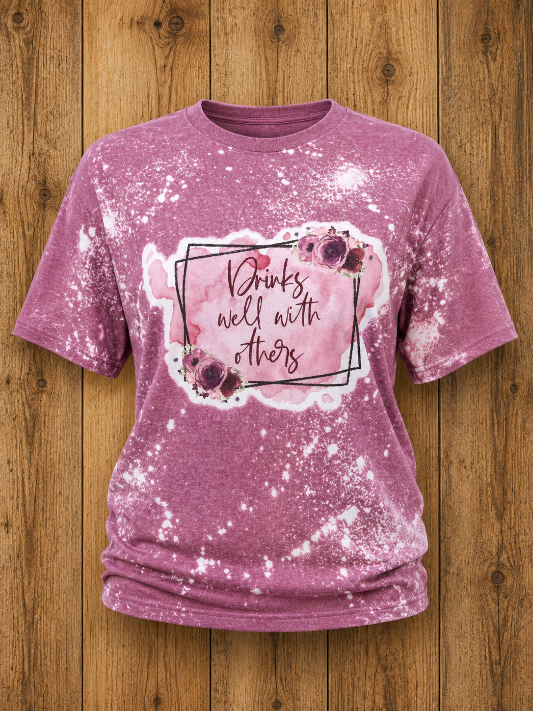 Drinks Well With Others Bleached T-shirt