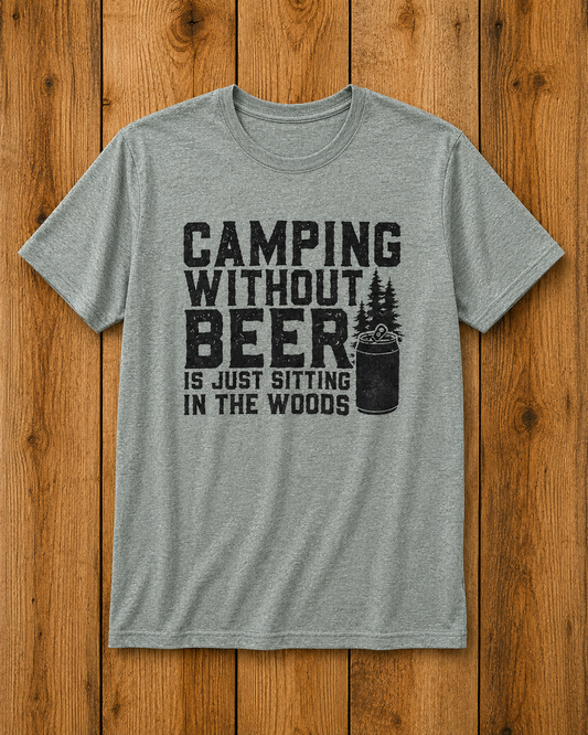 Camping Beer Tee