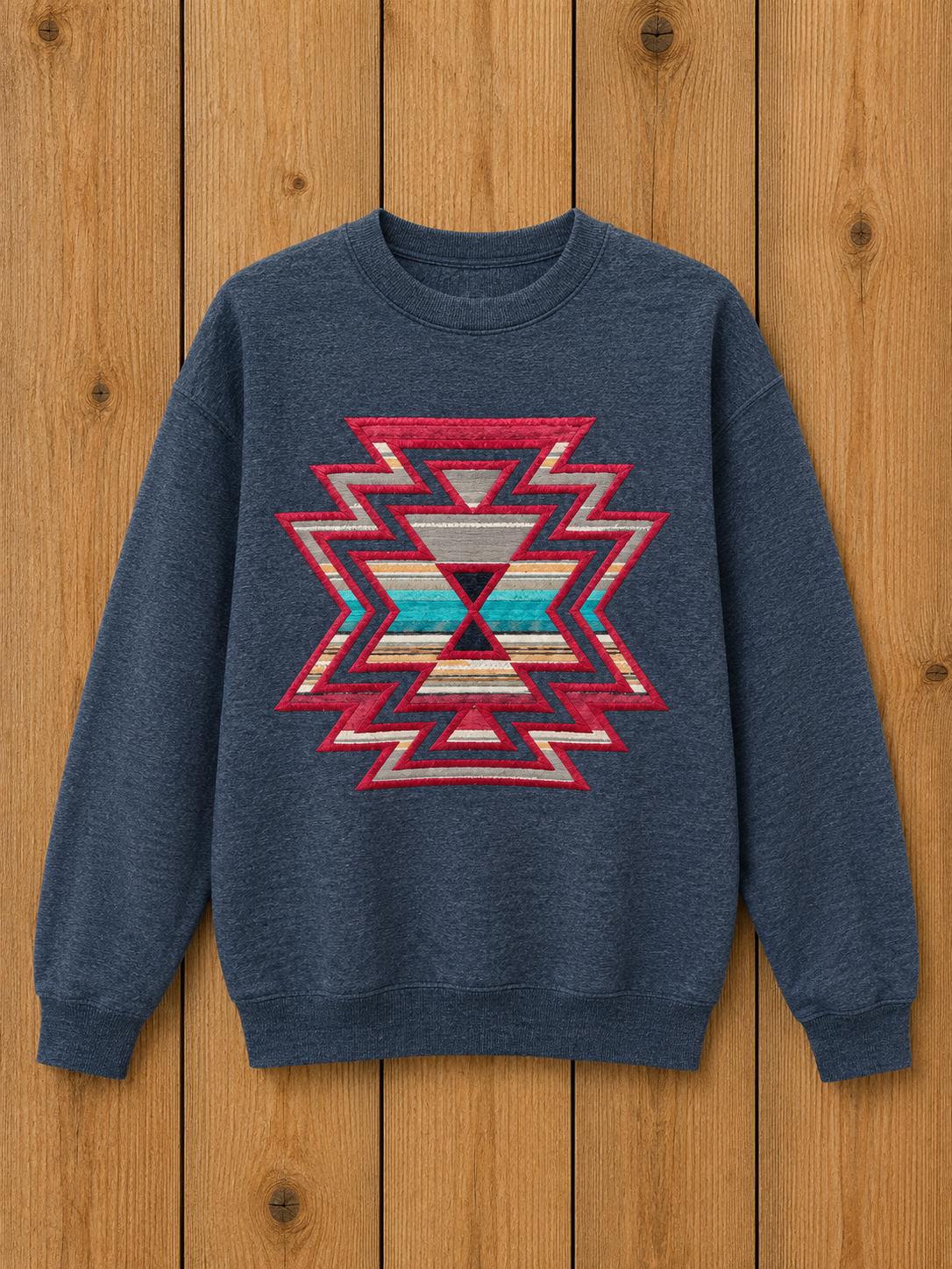Aztec Red Crewneck