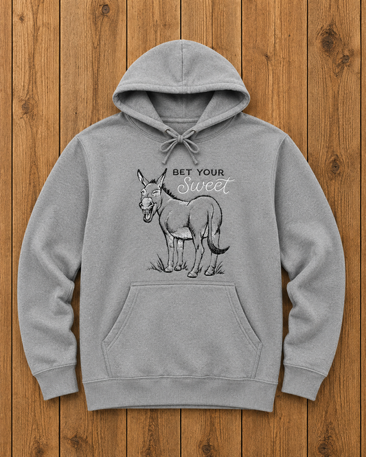 Embroidered Sweet Donkey Hoodie