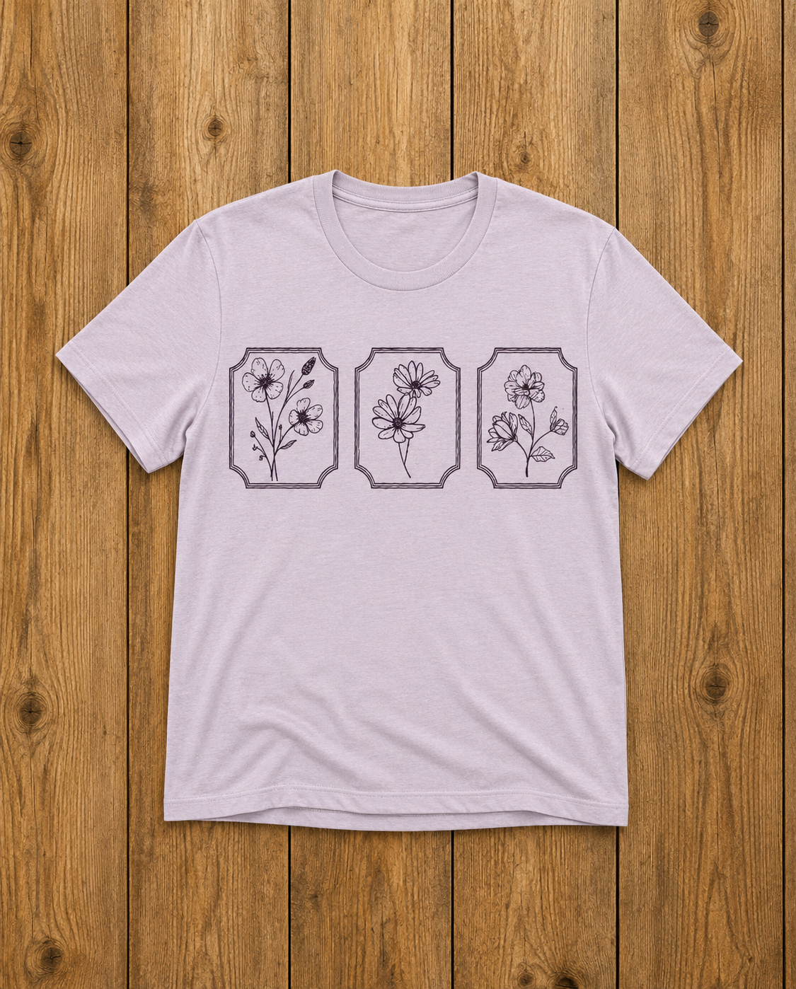 Framed Flowers Tee