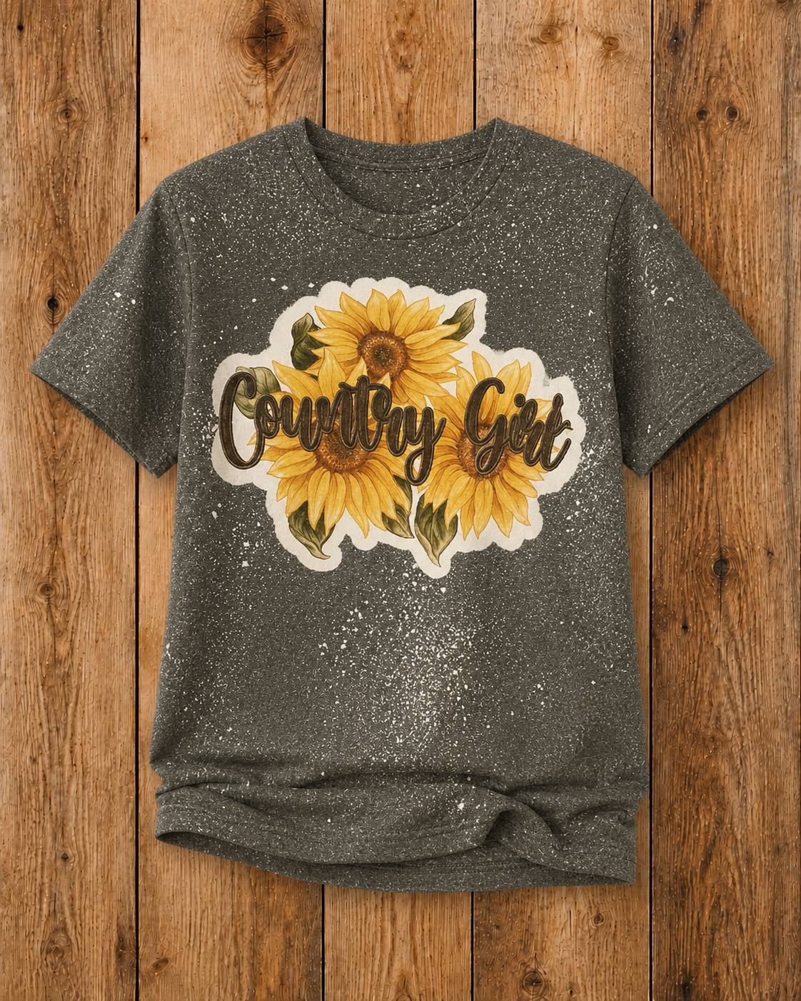 Country Girl Bleached T-shirt