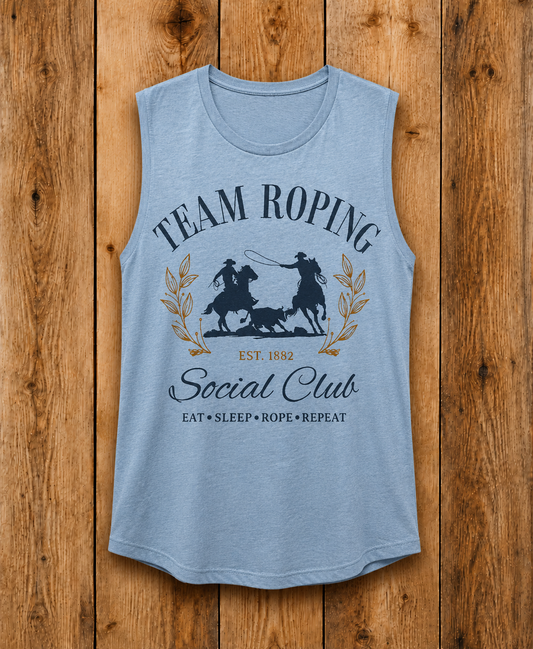 Team Roping Tank Top