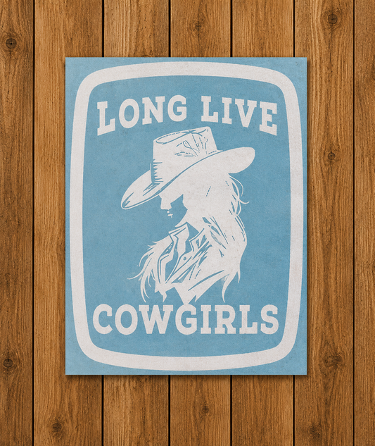 Long Live Cowgirls Decal