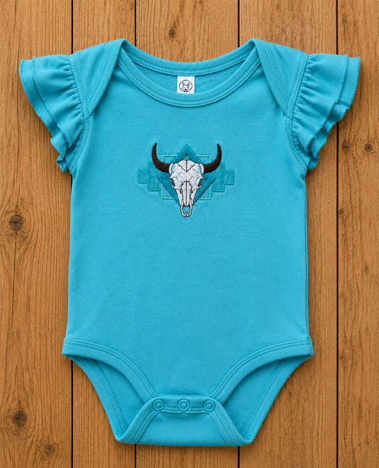 Tribal Flutter Sleeve Romper
