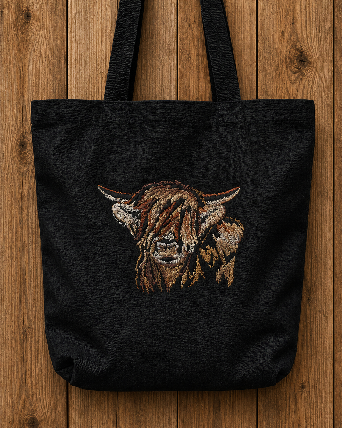 Tribal Buffalo Tote Bag