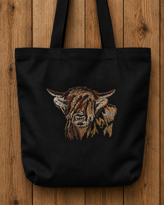 Tribal Buffalo Tote Bag