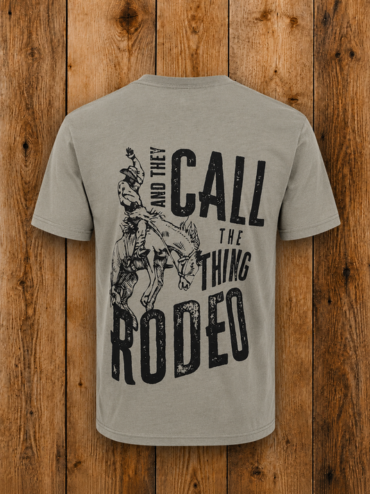 Call The Thing Rodeo Tee (Olive)