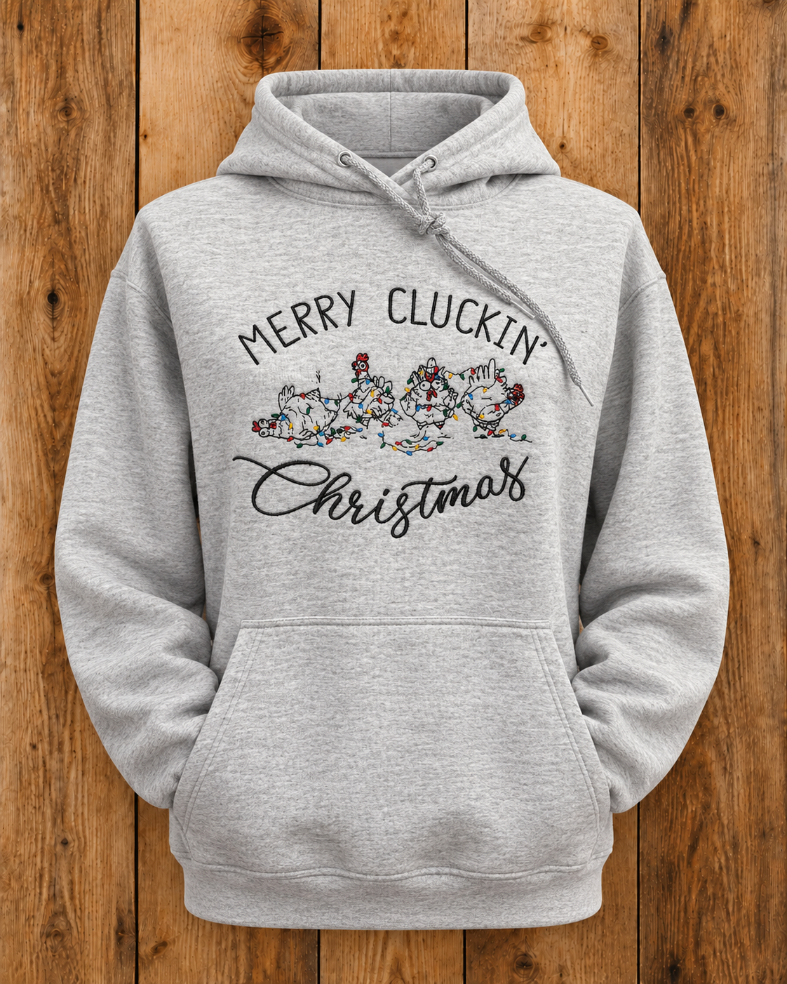 Merry Cluckin Christmas Hoodie