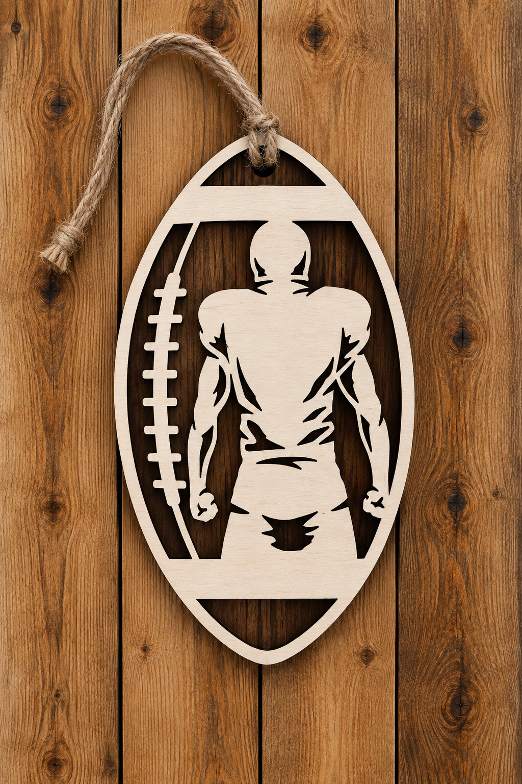 Laser Engraved Personalized Sports Ornaments