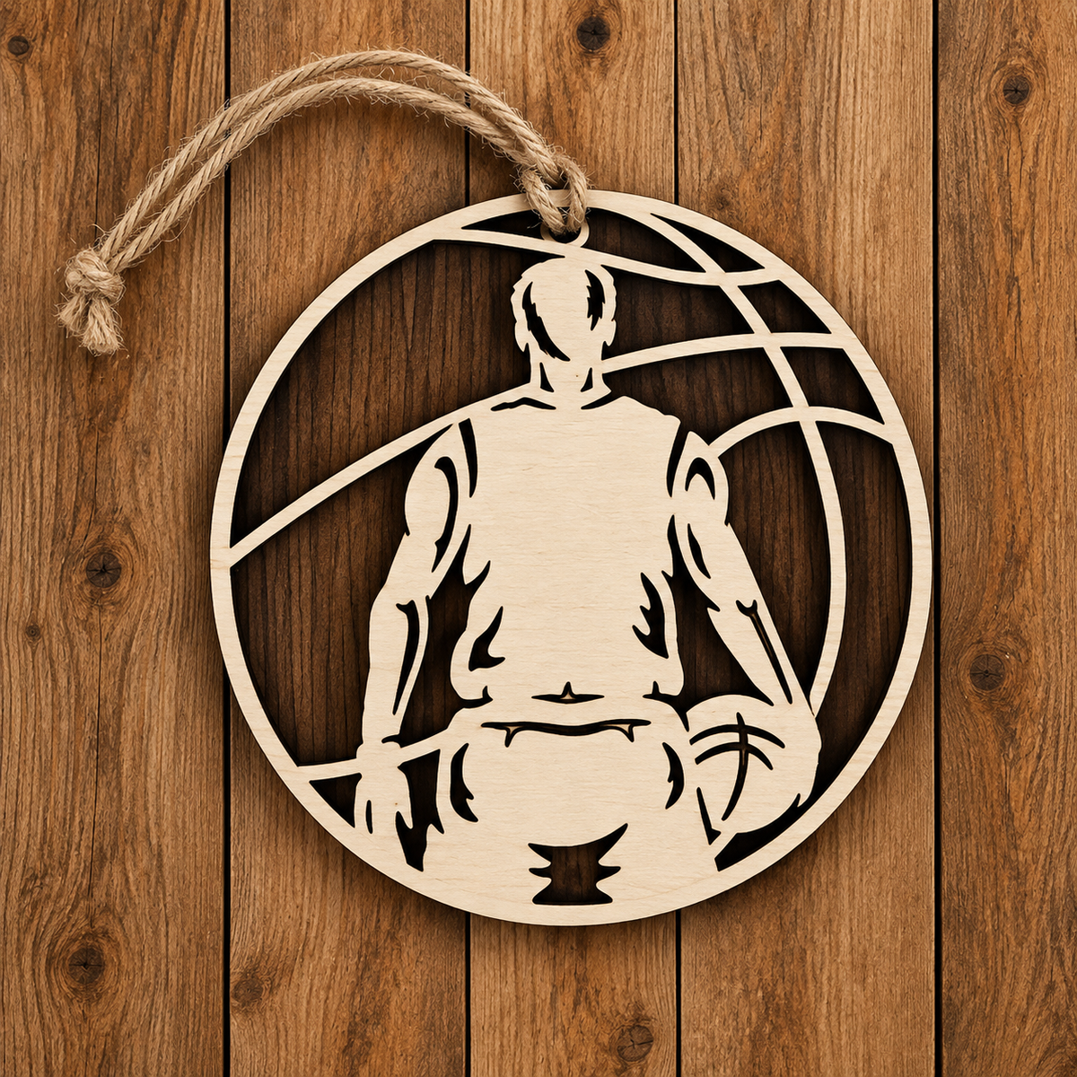 Laser Engraved Personalized Sports Ornaments