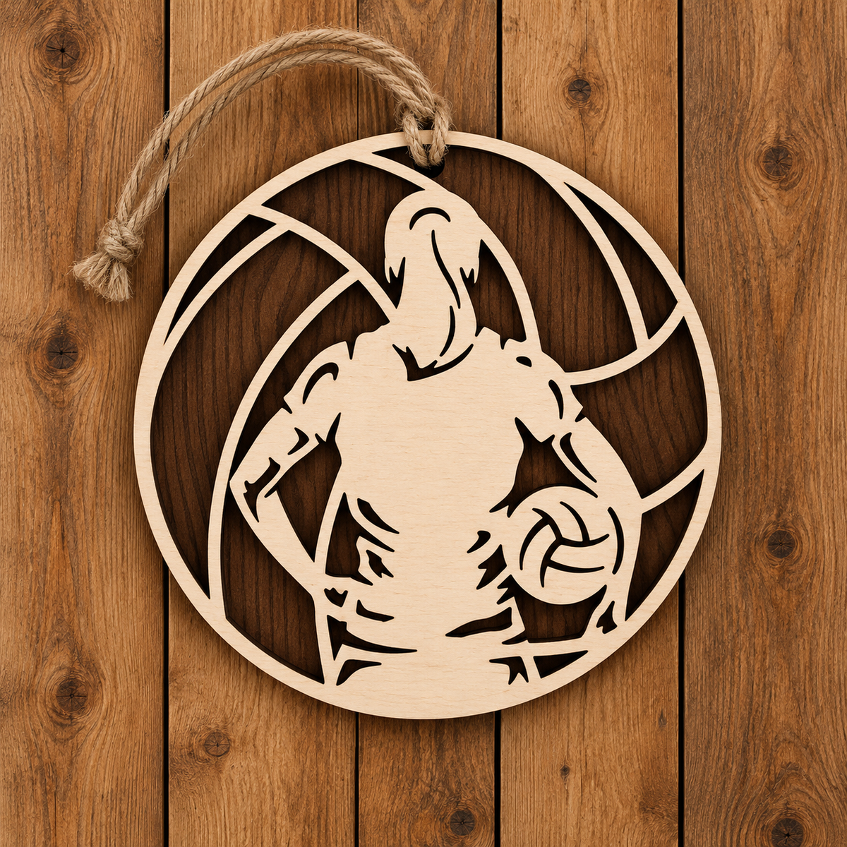 Laser Engraved Personalized Sports Ornaments