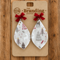 Christmas Tree Tear Drop Earring
