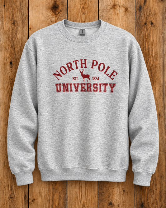 North Pole University Crewneck