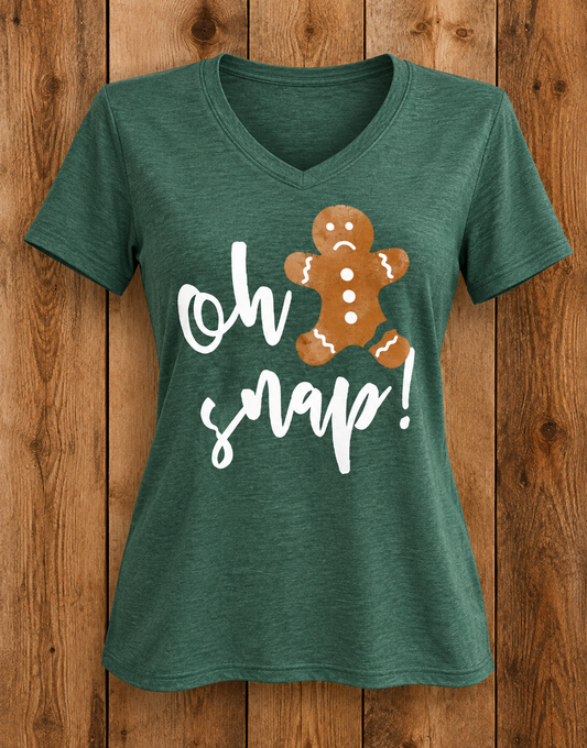 Oh Snap V-Neck Tee