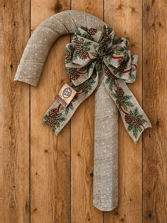 Candy Cane Wreath