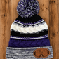 Holiday Hit The Slopes Leather Patch Beanie