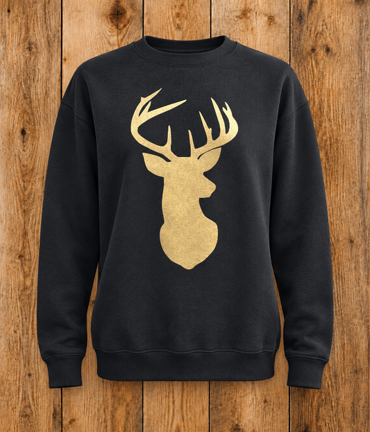 Shimmer Buck Crewneck
