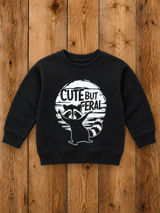 Cute But Feral Toddler Crewneck