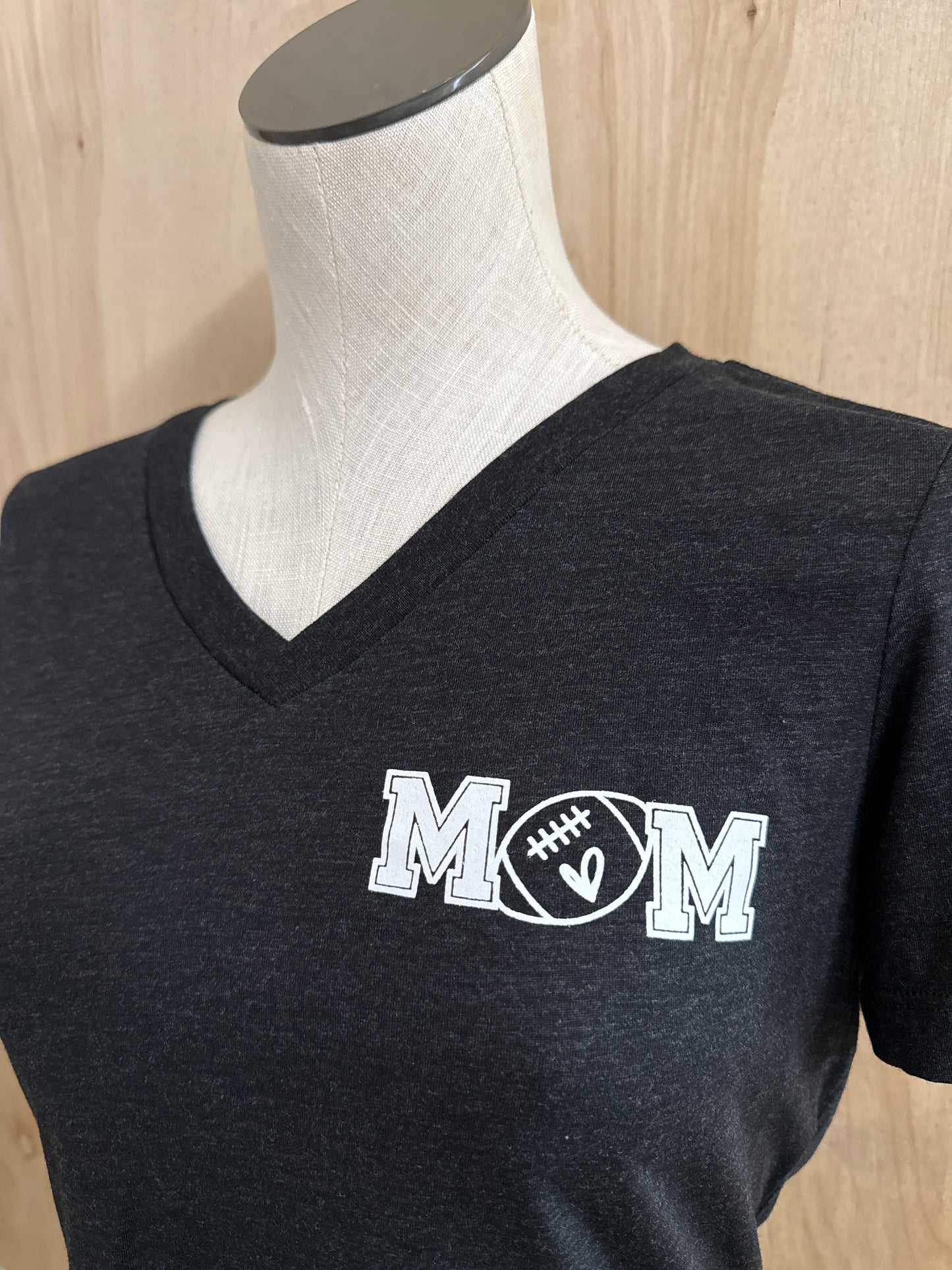 Football Mom V-Neck