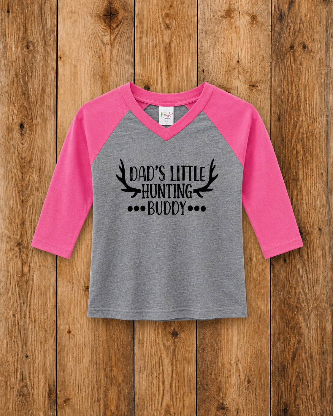 Daddy's Hunting Buddy 3/4 Sleeve Infant T-shirt