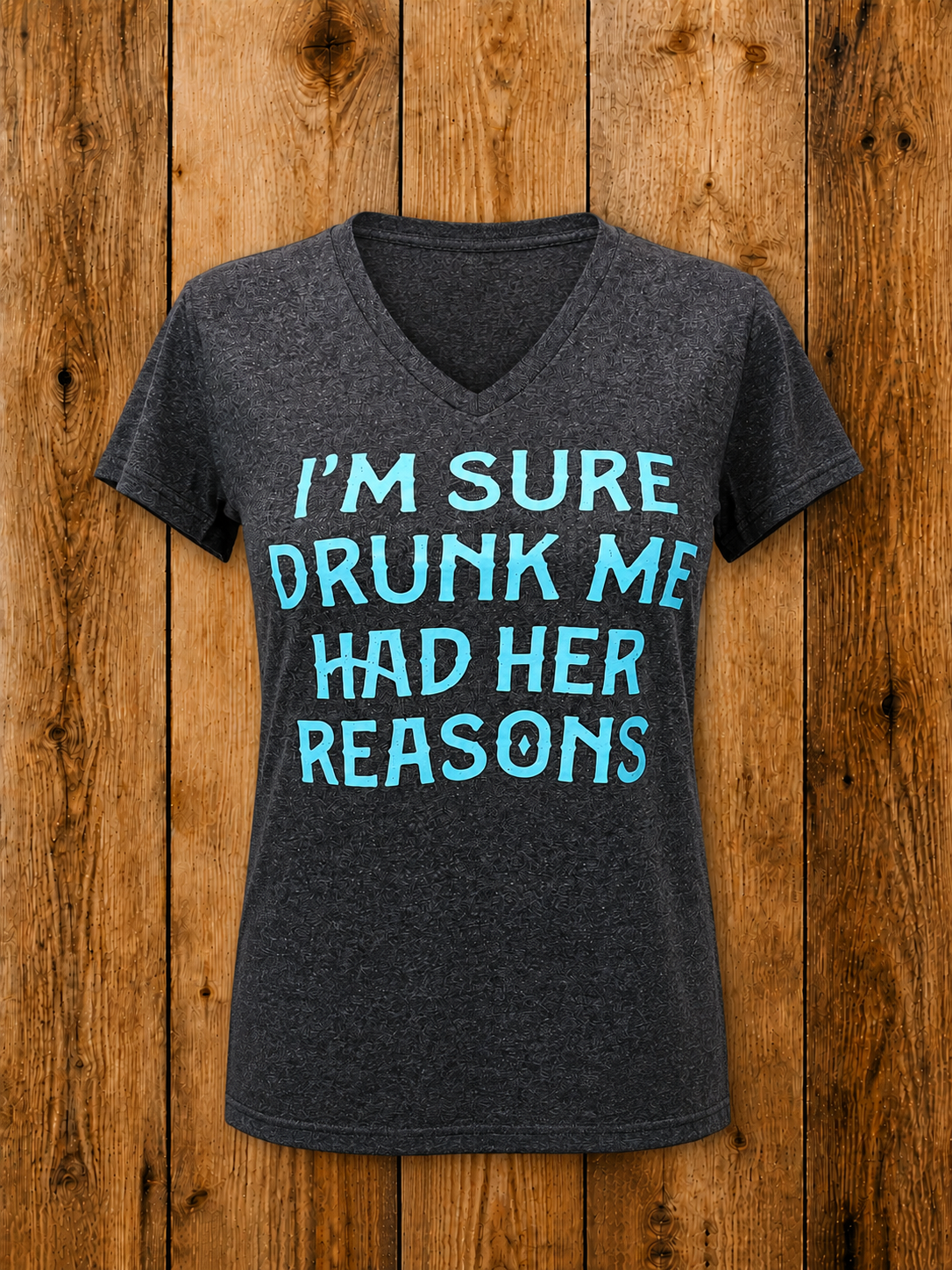 Drunk Me V-Neck Tee