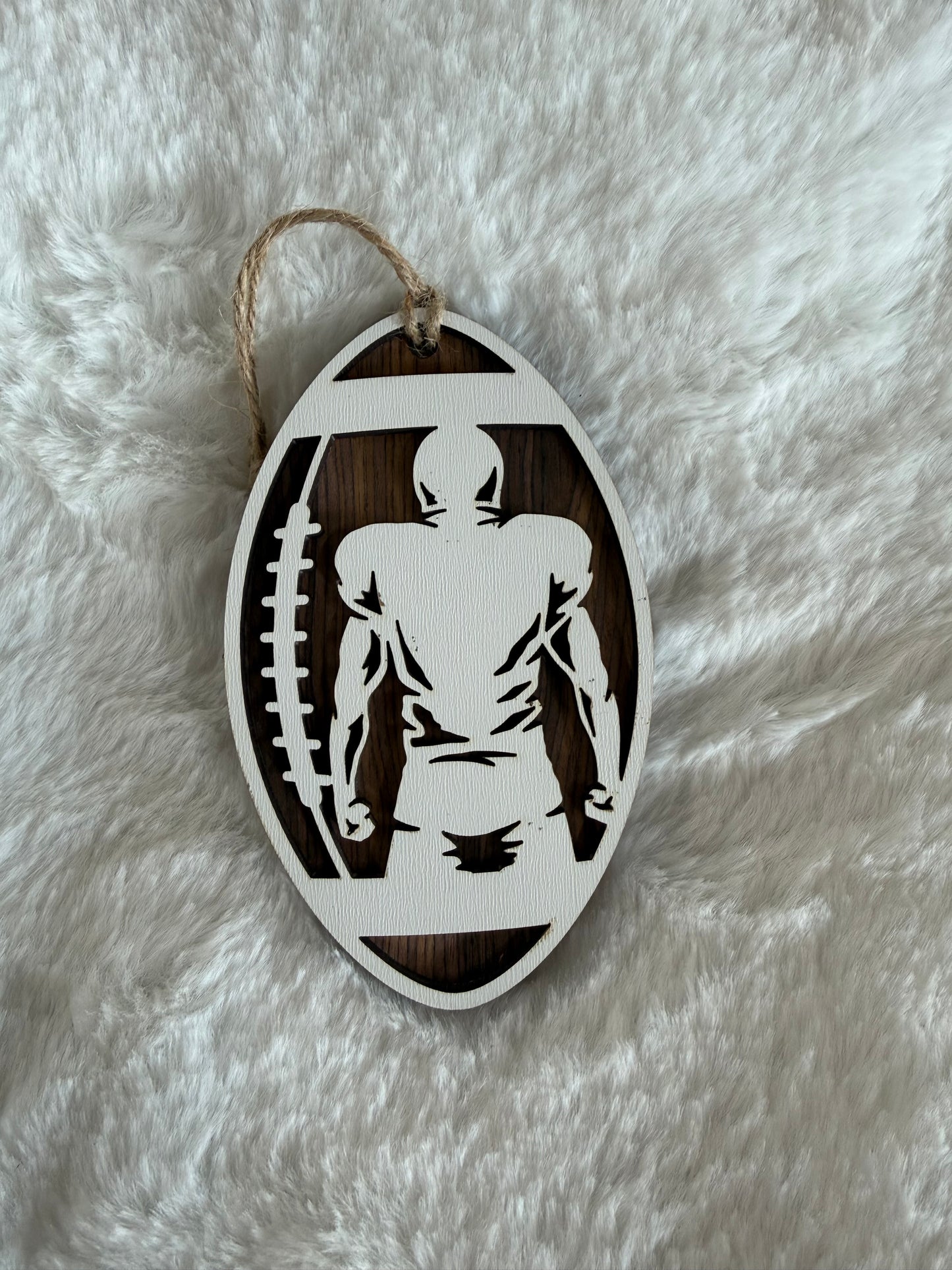 Laser Engraved Personalized Sports Ornaments