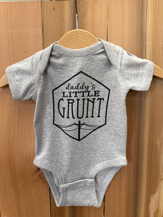 Daddy's Little Grunt Onesie
