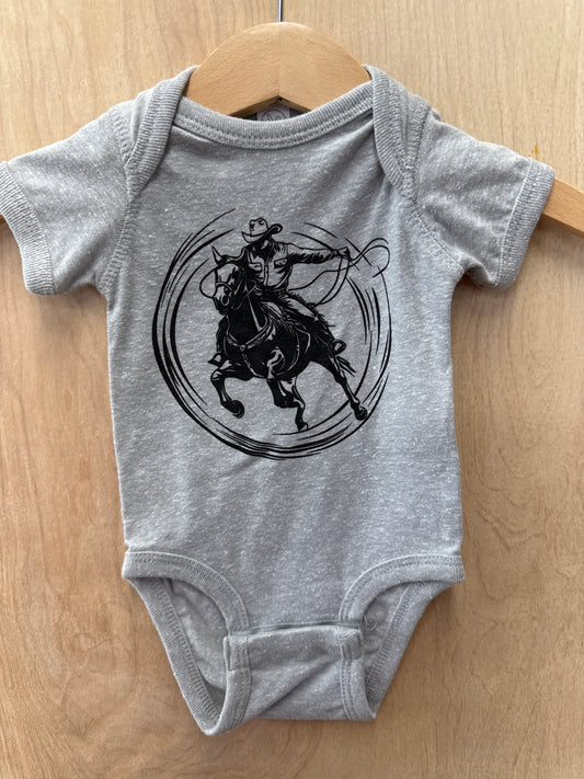 Cowboy Circle Onesie