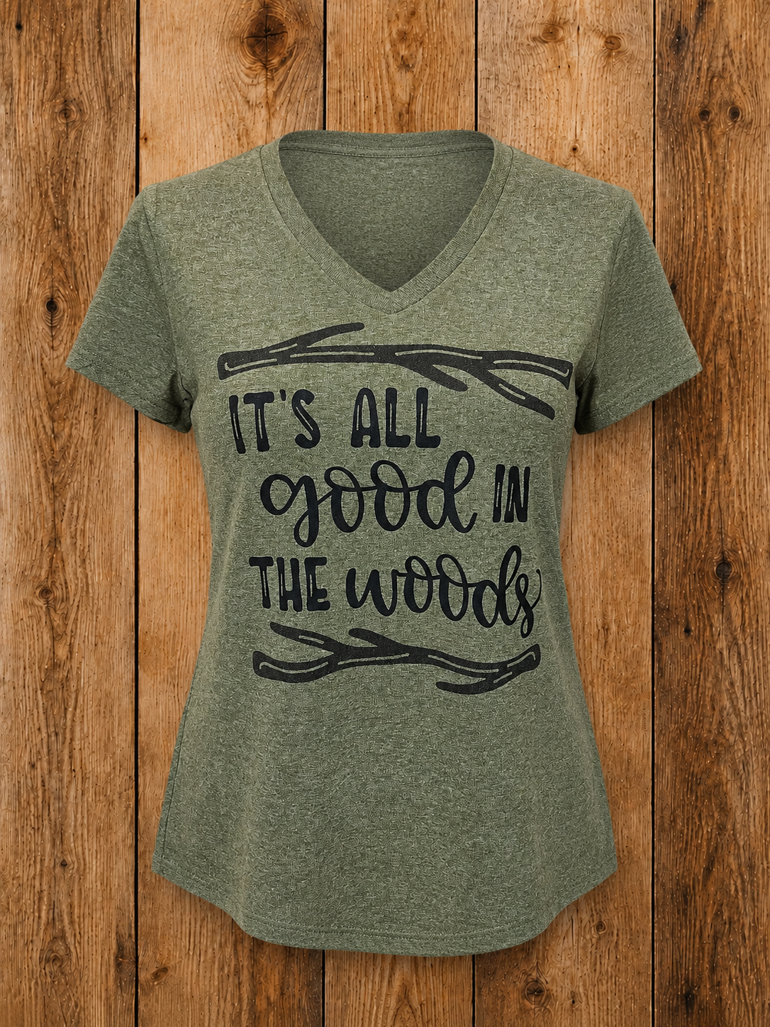 Good In The Woods V-Tee