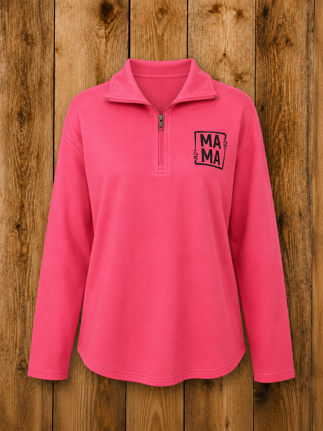 Mama 1/4 Zip Sweatshirt