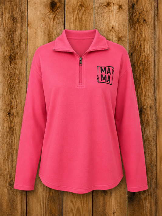 Mama 1/4 Zip Sweatshirt